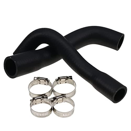 JZGRDN Fuel Filler Hose & Fuel Vent Hose Set with 4 Clamps 52040079 52040081 17740.07 17741.05 Compatible with Jeep Wrangler YJ 87-95 20 Gallan Fuel Tank
