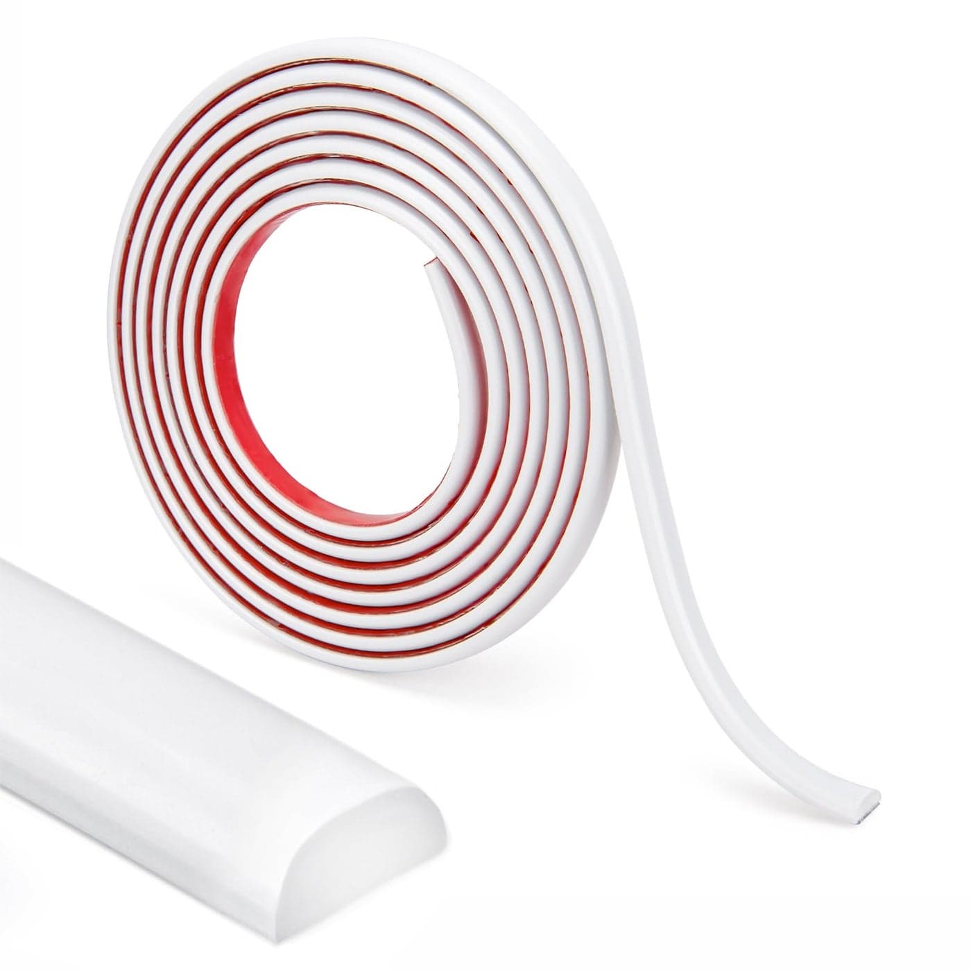 LONGKING 10 ft Peel and Stick Trim Molding Trim for Walls Edges Borders Backsplash Tiles Flexible and Self Adhesive Trim White