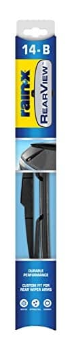 RainX 850025 RearView 14B Rear Wiper Blade 14 Inch Composite Rear Wiper Blade Fits Rock Lock 3 Pack Of 1 Automotive Replacement Wiper Blades That Meet Or Exceed OEM Quality And Design Standards