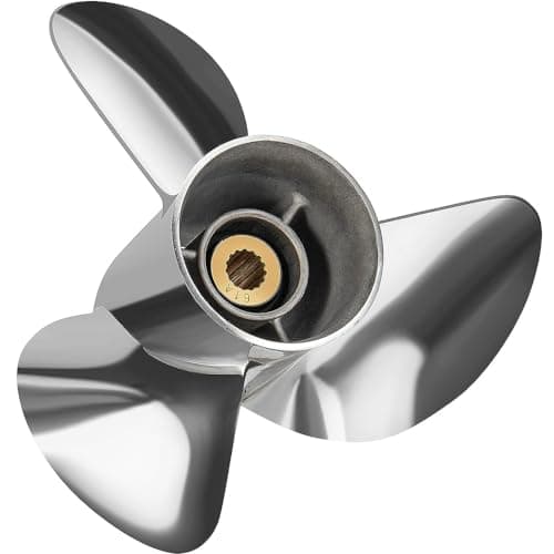VIF OEM Upgrade Stainless Steel Boat Propeller Compatible with Yamaha 150hp 175hp 200hp 220hp 225hp 250hp F150 F175 F200 F225 Outboard Engines15 Spline Tooth RightHand 15 14 x 19 RH