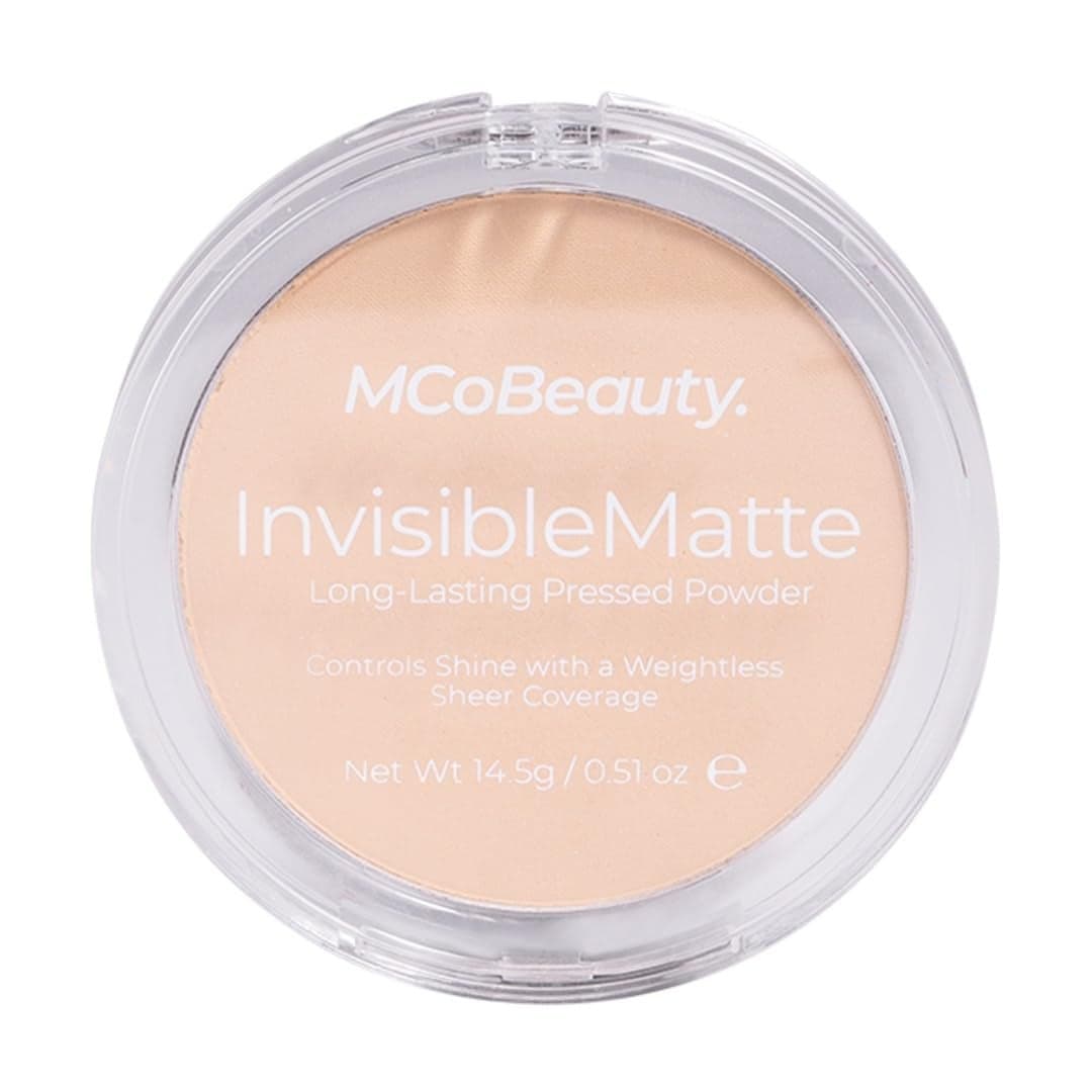 MCoBeauty Invisible Matte Face Powder Translucent Natural Flawless Finish That Lasts All Day Vegan Cruelty Free Cosmetics