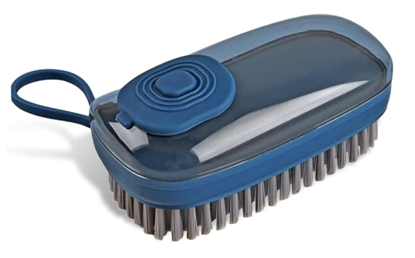 ROKTRY Cloth Cleaning Brush Soap Dispenser Scrub Cleaning Brush Household Cleaning Tools Washing Brush for Laundry Cloth Shoe, Good Scrubber Cleaner for Bathroom Kitchen Tub Shower Sink Carpet-Multi