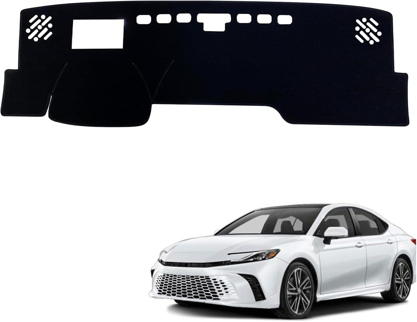 KEEGTBOX Dashboard Mat Cover for Toyota Camry XLE XSE 2025 2026 - UV Rays Protector