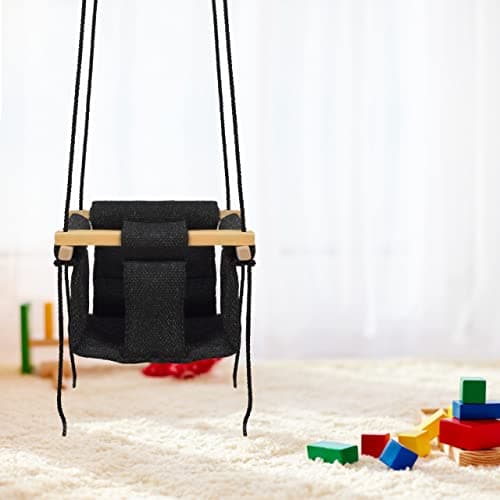 BOFFLE Swing for Kids | Jhula for Kids | Jhula for Baby | Baby Swing Hanging Indoor Outdoor | Baby Garden Swing with 2 Pillows (1 to 3 Years) (Up to 20 Kg)
