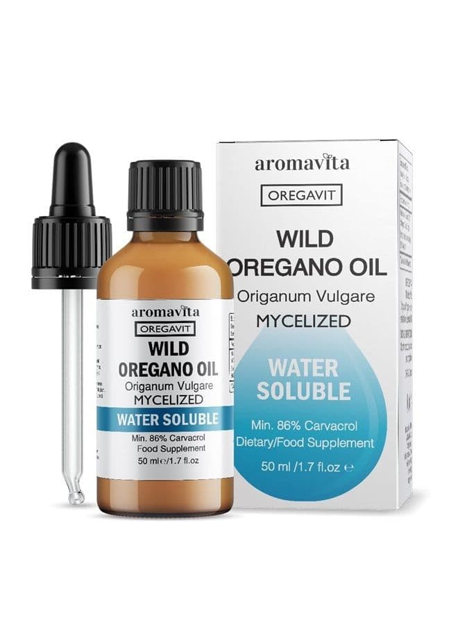 Oregavit Water Soluble Wild Oregano Oil–Digestive, Immune Support, Respiratory Health, Natural Vegan Dietary Supplement–Mouthwash, for Healthy Gums-Soothe Sore Throats and Boost Immunity