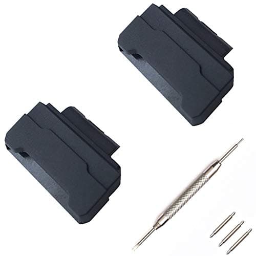 Conversion Nylon Strap Adapter Kit Durable Connector Compatible with Casio G-Shock DW6900/DW5600/GW9400/GDF-100/GA100/GD120/GL-7200 Series (Black)
