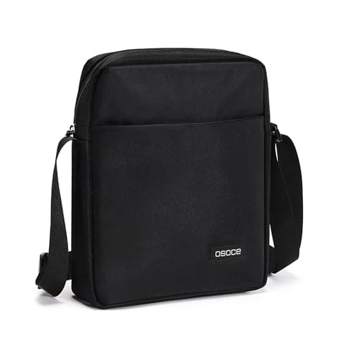 OSOCE Messenger Bag, Crossbody Bag Shoulder Bag for Men Water Resistant Man Bag Man Purse for Business Office, L