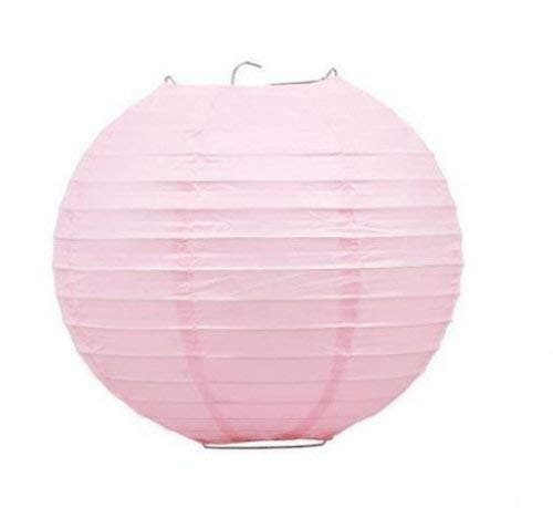 LUDALY 12 inch 30 cmx30 cm Hanging Paper Lantern Light Pink