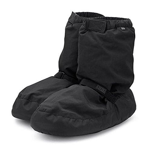 Bloch girls Bootie Warm Up Boot Slipper, Black, X-Large Little Kid US
