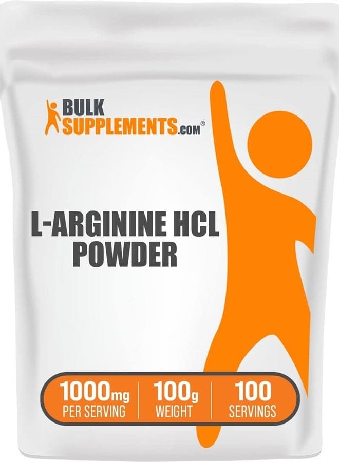 L-Arginine HCl Powder - Arginine 1000mg - Arginine Suplement - Nitric Oxide Powder - L-Arginine Powder - Nitric Oxide Supplement - 1000mg per Serving (100 Grams - 3.5 oz)