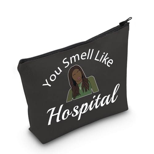 LEVLO Mary Fans Gifts You Smell Like Hospital Makeup Bags Housewives Gifts You Smell Like Hospitalblack