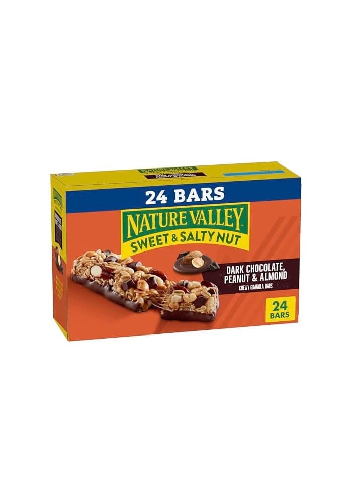 Nature Valley Sweet and Salty Nut Granola Bars Dark Chocolate Peanut Almond 24 Bars 288 oz