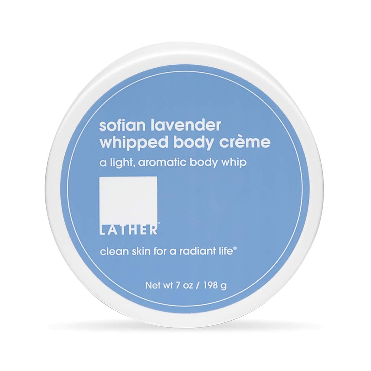 LATHER Body Cream Sofian Lavender Whipped Body Butter Rich Daily Body Moisturizer for Deep Hydration Nourishing NonGreasy for Long Lasting Moisture Essential Oil Blend 7 Oz