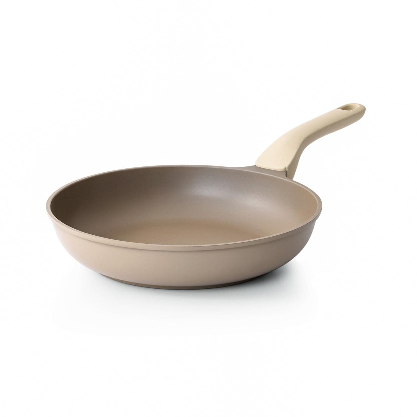 PRICUSIS Nonstick Frying Pan 81012 Inch Skillet with Stay Cool Handle StainScratchCrack Proof Induction Compatible Oven Safe Dishwasher Safe PTFE PFOA Free10Inch Natural Linen