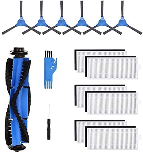 JJ Neumann Replacement Parts Accessories Compatible with ionvac SmartClean 2000 Robovac Robot Vacuum Cleaner Filters Brushes and Roller Brush