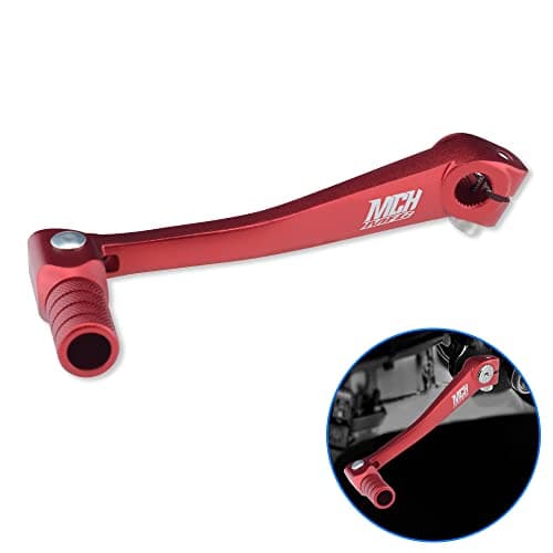 MCHMFG Folding Gear Shifter Shift Lever CNC Aluminum Gear Shifter Shift Lever for XR50 XR80 CRF50 CRF70 50cc125cc Pit Dirt Bike Motorcycle Red