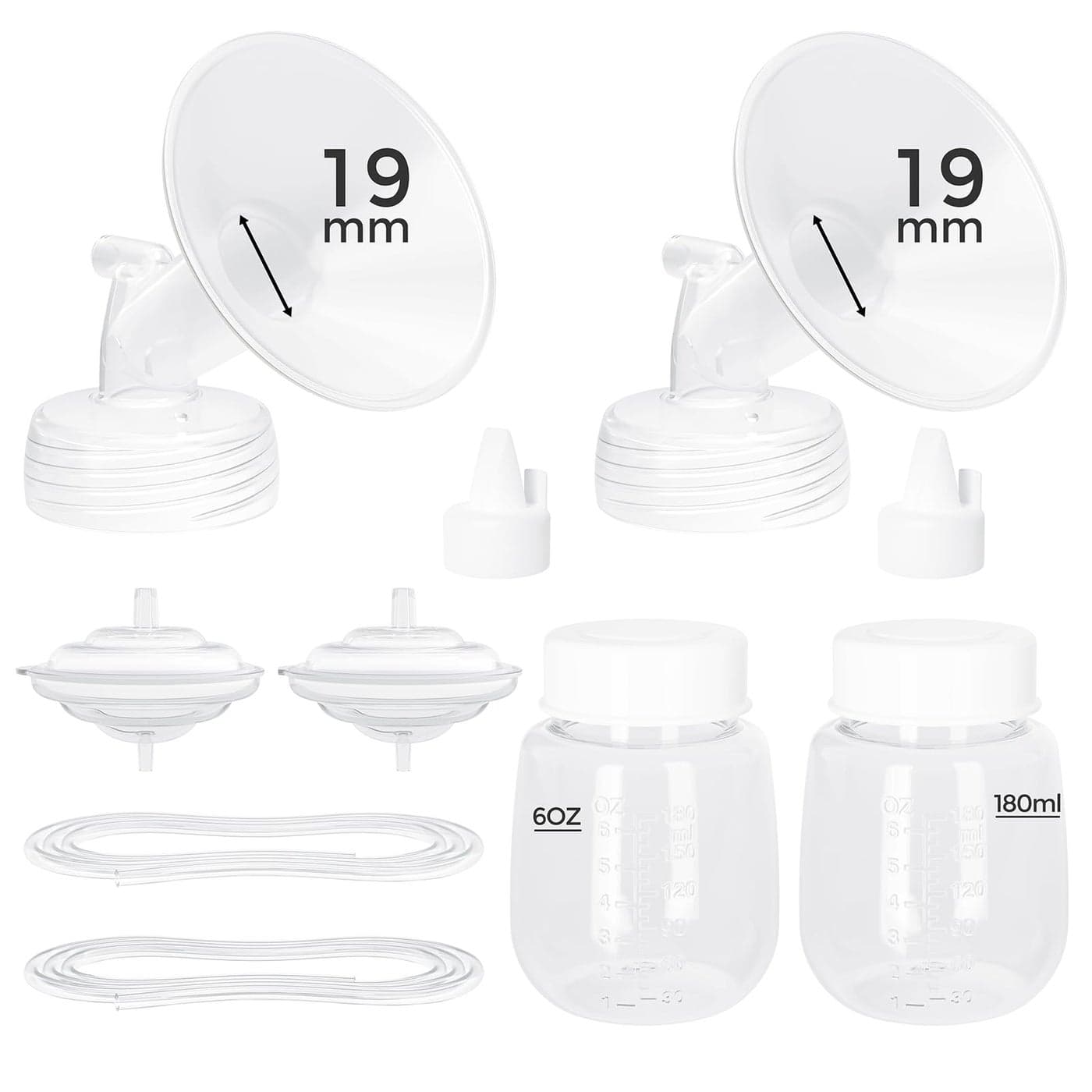 Paruu Pump Parts Compatible with Spectra S1S29 Plus Not Original Accessories Full Set Replacements Include 19mm Flanges Valves Backflow Protectors Duckbills Included Tubings and Bottles