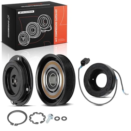 A-Premium Air Conditioner AC Compressor Clutch Kit Compatible with Honda Accord 2008-2012, Crosstour 2012-2015, fit L4 2.4L Only, fit with 10SR15C Compressor