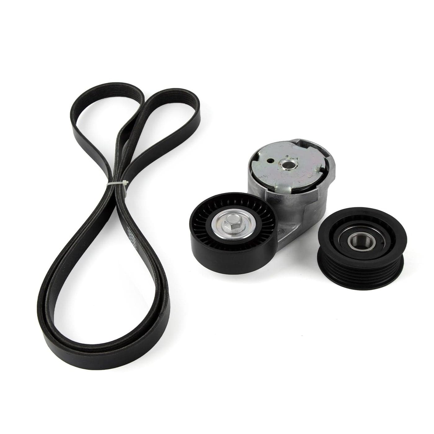 Baxzl Belt Tensioner Pulley with Idler Pulley Serpentine Belt Kit for Dodge Grand Caravan Charger Durango Ram 1500 2500 3500 Chrysler 200 300 Town Country 36L V6 3pcs for 39282 38082 6PK1960