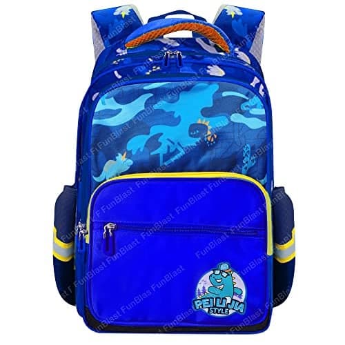FunBlast School Bagpack for Kids - School & College Bag, Office Bag Pack, Travel Backpack, Multipurpose Bag for Boys, Girls, Casual Bag for Teens, Picnic Bag for Children (41 X 30 X 14 CM) (Blue)