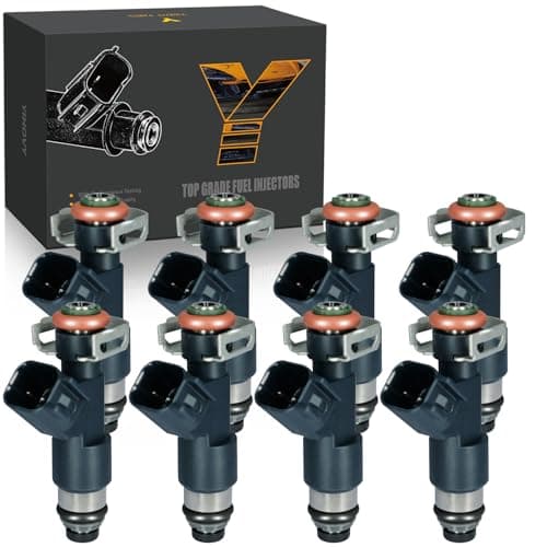 YIHOVY Upgraded Fuel Injectors 12594512 fit for Chevy Tahoe Avalanche Express Silverado Suburban 1500 20072009 fit for GMC Yukon Sierra Savana 20072009 V8 53L Flex FJ977 8