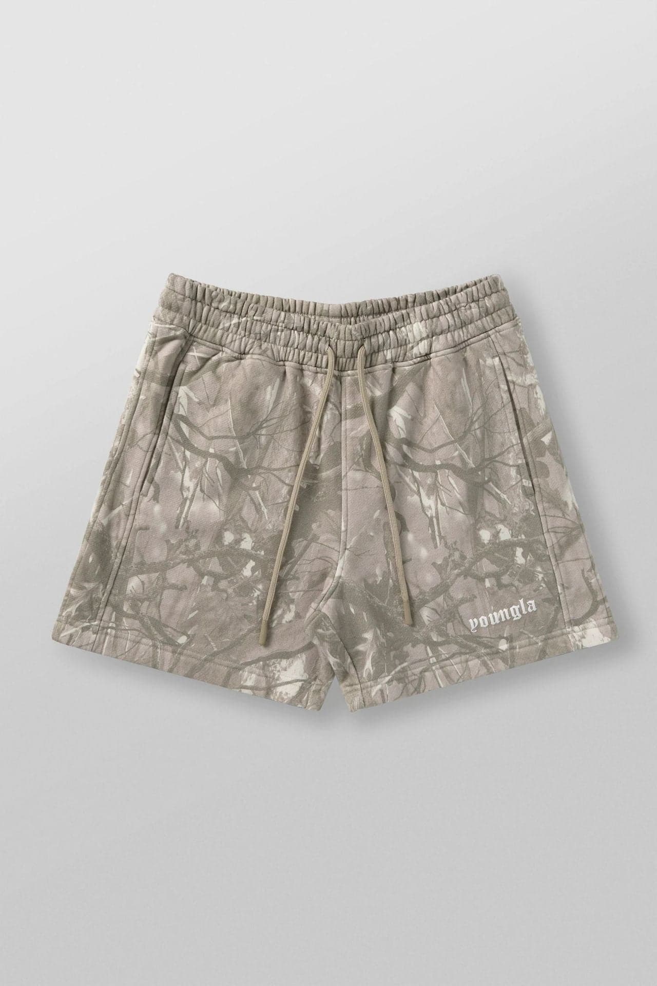 Youngla American Style Dead Leaf Style Shorts Men'S Casual Camouflage Summer Vintage Letter Loose Fitness Sports Beach Pants