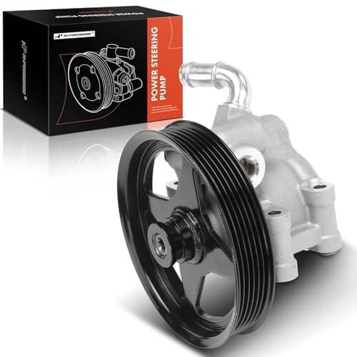 A-Premium Power Steering Pump, with Pulley, Compatible with Ford Crown Victoria 2004-2007 & Lincoln Town Car 2003-2006 & Mercury Grand Marquis 2004-2007, Replace# 7W1Z3A674B