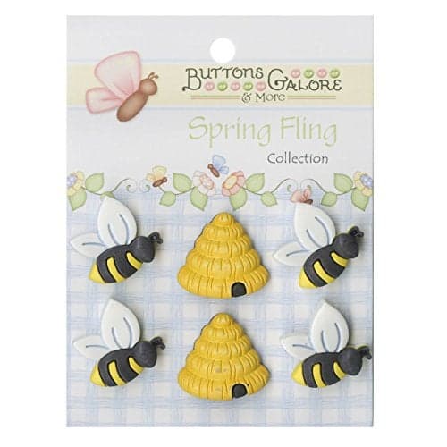 Spring ButtonsBusy Bees