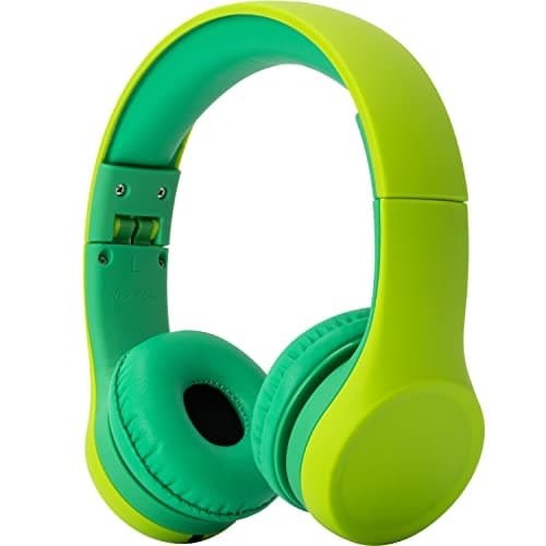 Snug Play Kids Headphones with Volume Limiting for Toddlers BoysGirls Green Adult