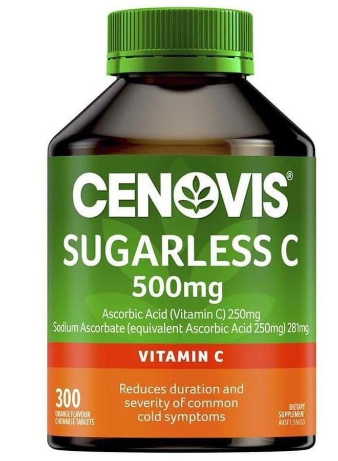 Vitamin C 500mg Sugarless 300 Tablets