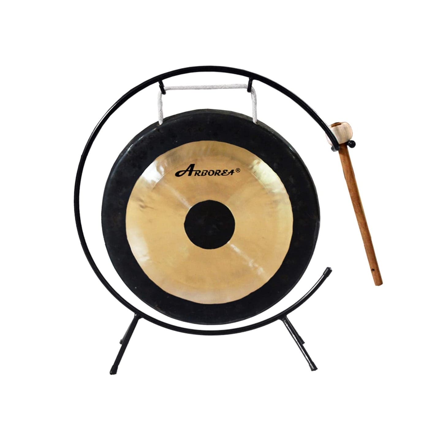 Arborea Mini Chau Gong with Mallet and Stand Handhammered Table Therapy and Healing Home or Office Meditation gong 10 Chau Gong