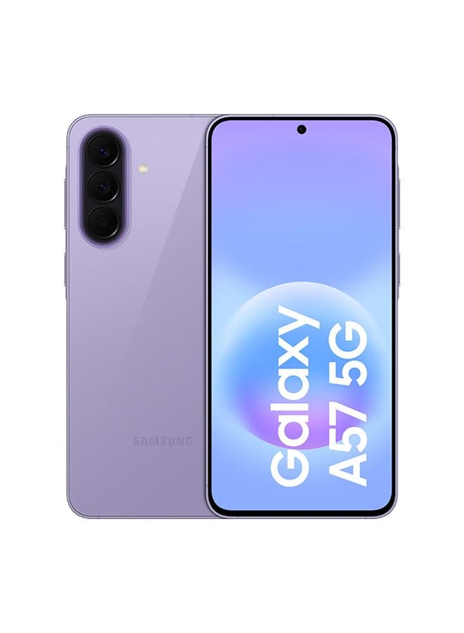 Galaxy A57 Dual SIM Awesome Lilac 12GB RAM 256GB 5G - Middle East Version