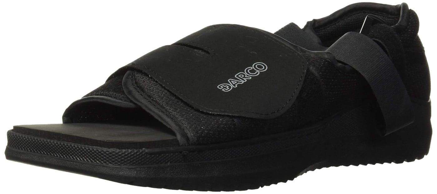 Complete Medical Darco MedSurg Shoe Black SquareToe Mens Large 075 Pound