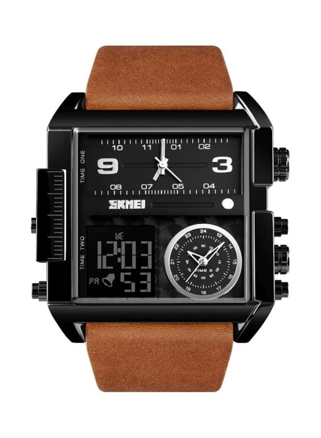 Men's Men's Water Resistant Leather Analog/Digital Watch 1391