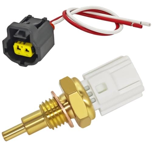 8942233030 Coolant Temperature Sensor with Connector Harness Pigtail for Lexus ES350ES300hToyota 4RunnerRAV4SequoiaSiennaTacoma Replaces 8942206010 TX109 8942233030 and More