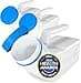 Urinals for Men Glow in The Dark Lid by Tilcare 3 Pack 32oz1000mL Thick Plastic Mens Bedpan Bottle with Screwon Lid Spill Proof Urinary Chamber Male Portable Travel Pee Bottles