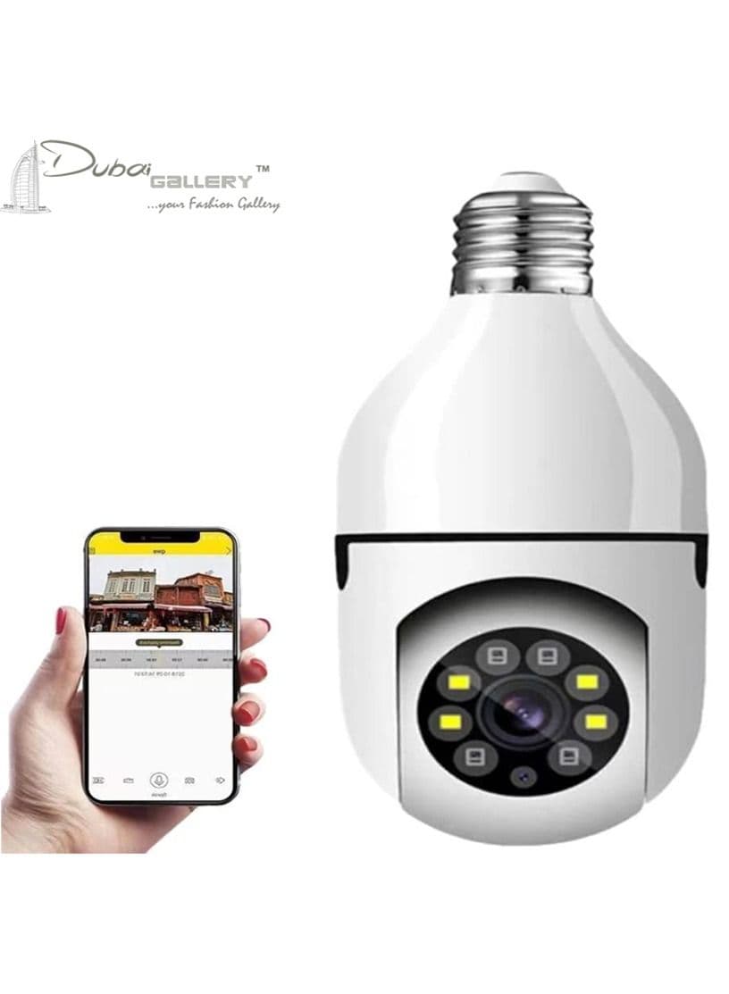1080P Security Camera System with 2.4GHz WiFi, 360 Degree Wireless Home Surveillance Cameras, Night Vision, Two Way Audio, Smart Motion Detection