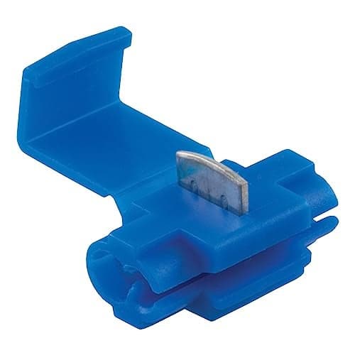 CURT 58280 1814 Gauge Blue Snap Lock Wire Connectors 100Pack