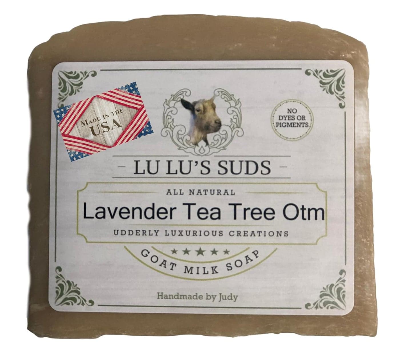 Lu Lus Suds Handmade All Natural Goat Milk Soap Lavender Tea Tree Oatmeal