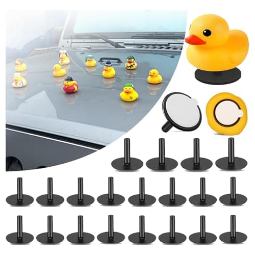 EJDRFN 20PCS Duck Holder for Jeep,Rubber Duck Plugs for Jeep Dashboard,Duck Holder Duck Mount,Rubber Duck Accessories(Not Include Ducks)