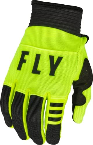 Fly Racing F16 Motocross Gloves HiVisBlack XSmall