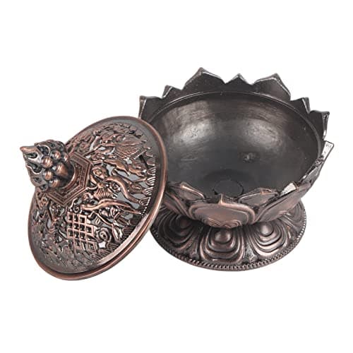 Eboxer Vintage Incense Incense Holder, Elegant Decoration for Home (Red Bronze)