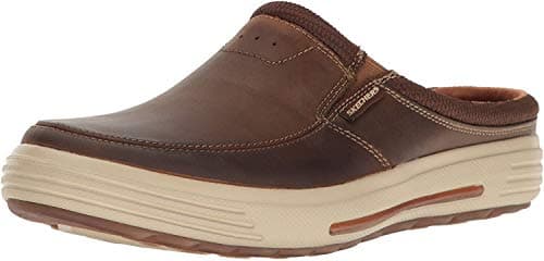 Skechers Men's Porter Vamen Slip-On Loafer, Brown, 12 W US