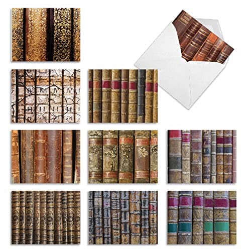 The Best Card Company 10 Assorted Thank You Notes Box Set 4 x 5.12 Inch with Envelopes (10 Designs, 1 Each) TAKE COVER: 10 Assorted 'Thank You' Note Cards w/Matching Envelopes. M3005