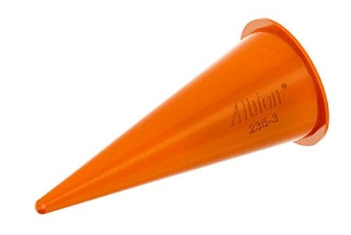 Albion Engineering Company 235325 Pack Cone Nozzle for Albion Professional Line Caulking Guns Orange Pack of 25