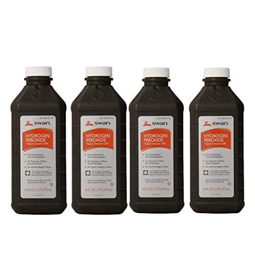Swan Hydrogen Peroxide Topical Solution 16 oz (Pack of 4) or 32oz ( Pack of 2)