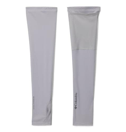 Columbia Unisex PFG Freezer Zero II Cooling Arm Sleeves, Columbia Grey, X-Small