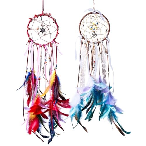 NoctisCorvus DIY Dream Catcher Kit (2 Pack): Make Your Dreamcatcher for Kids & Adults, Unleash Your Creativity, Create Two Unique Talismans, Make Your Very own Dream Catcher