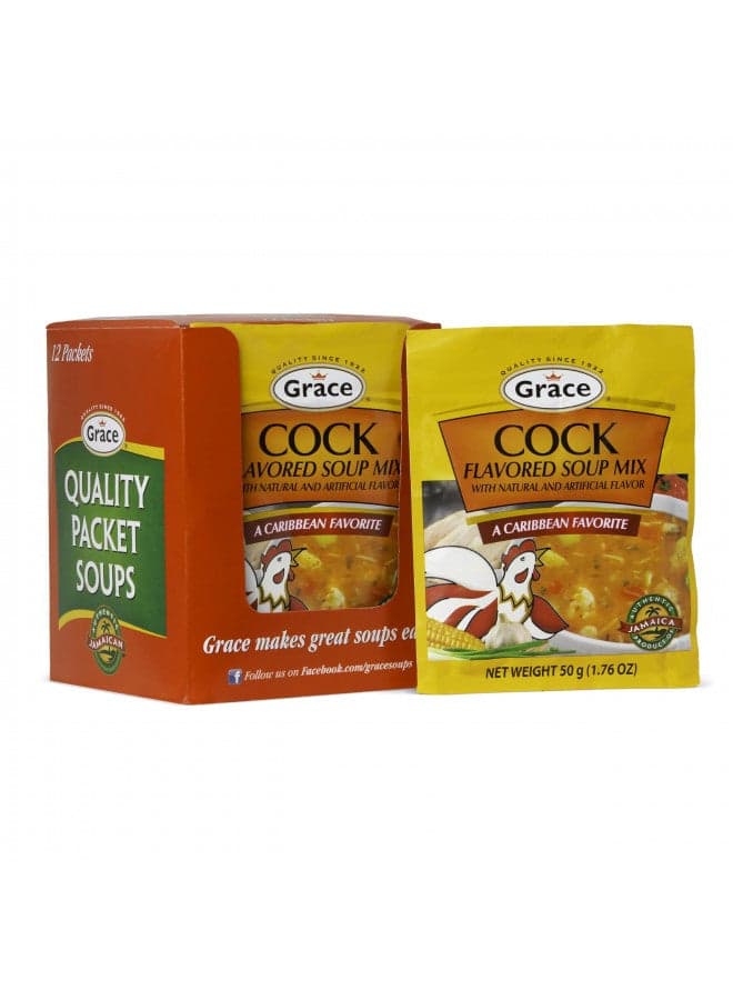 Grace Cock Flavored Soup Mix, 1.76 Oz (Pack of12)