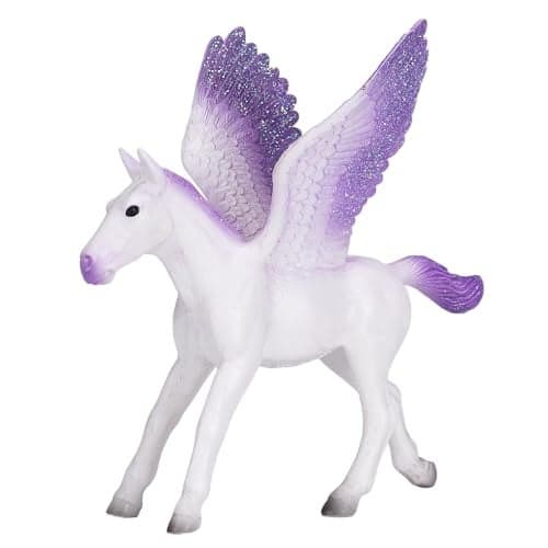 MOJO Pegasus Baby Lilac HandPainted Toy Figure Fantasy Figurines Collection True to Life Highly Detailed Designed in UK